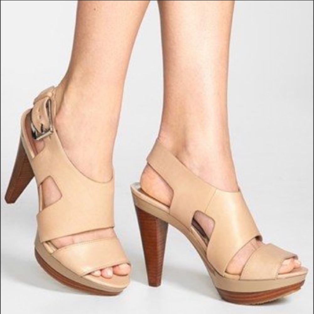 Michael Kors Carla Platform Sandal in Nude